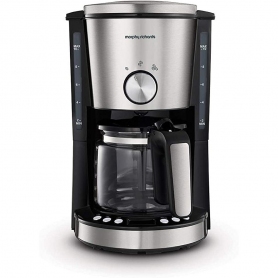 Evoke Brushed Filter Coffee Machine by Morphy Richards 
